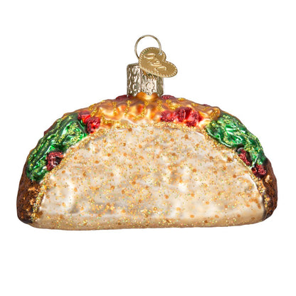 Old World Christmas Ornaments: Taco Glass Blown Ornaments for Christmas Tree (32084)