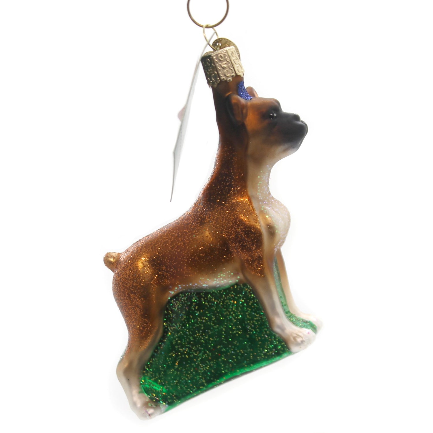 Old World Christmas Pembroke Welsh Corgi Glass Blown Ornament for Christmas Tree, Handcrafted Holiday Decoration, Dog Collection