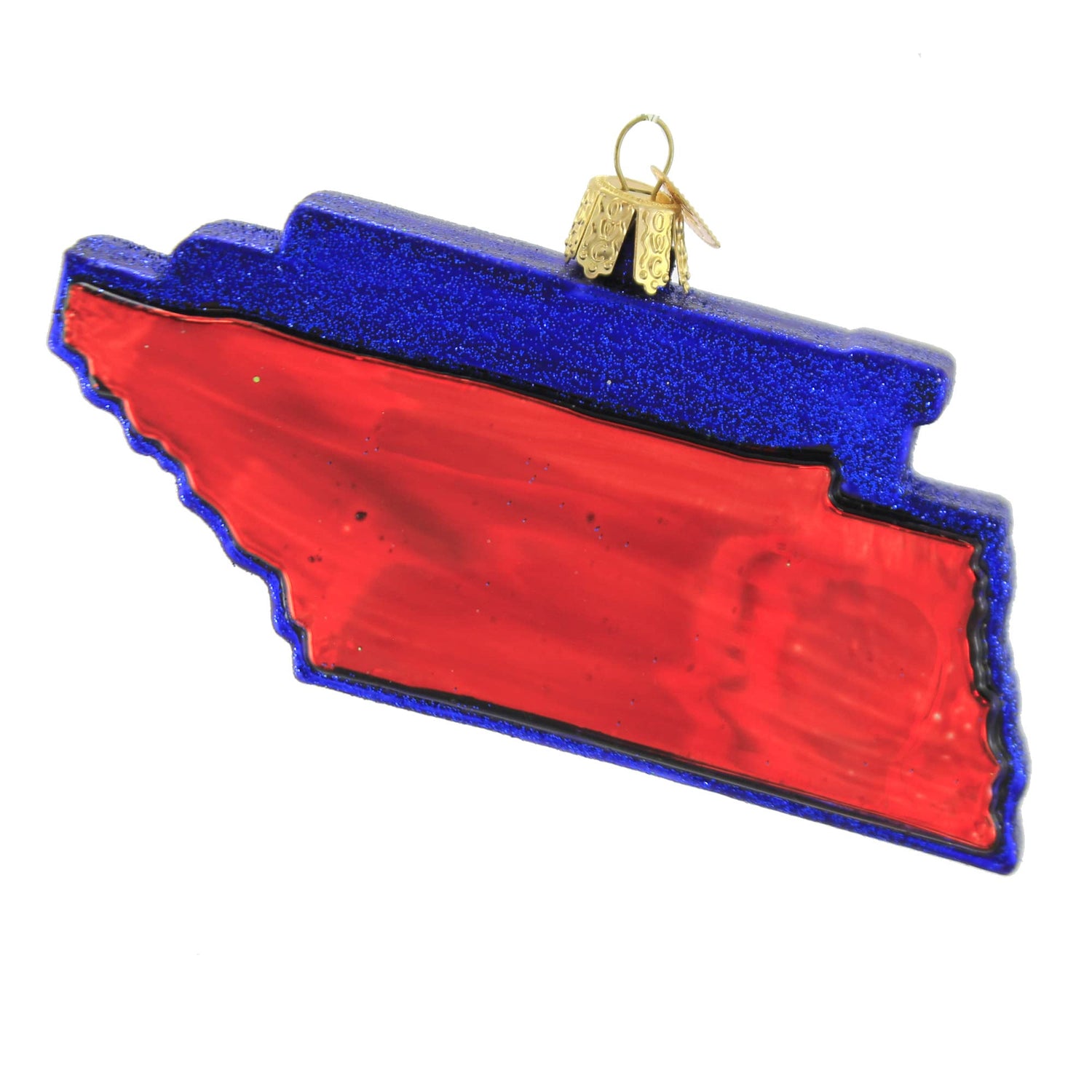 Old World Christmas State of Tennessee Glass Blown Ornament for Christmas Tree, Handcrafted Holiday Decoration, States Collection