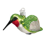 Old World Christmas Hummingbird Glass Blown Ornament for Christmas Tree, Handcrafted Holiday Decoration, Bird Watcher Collection