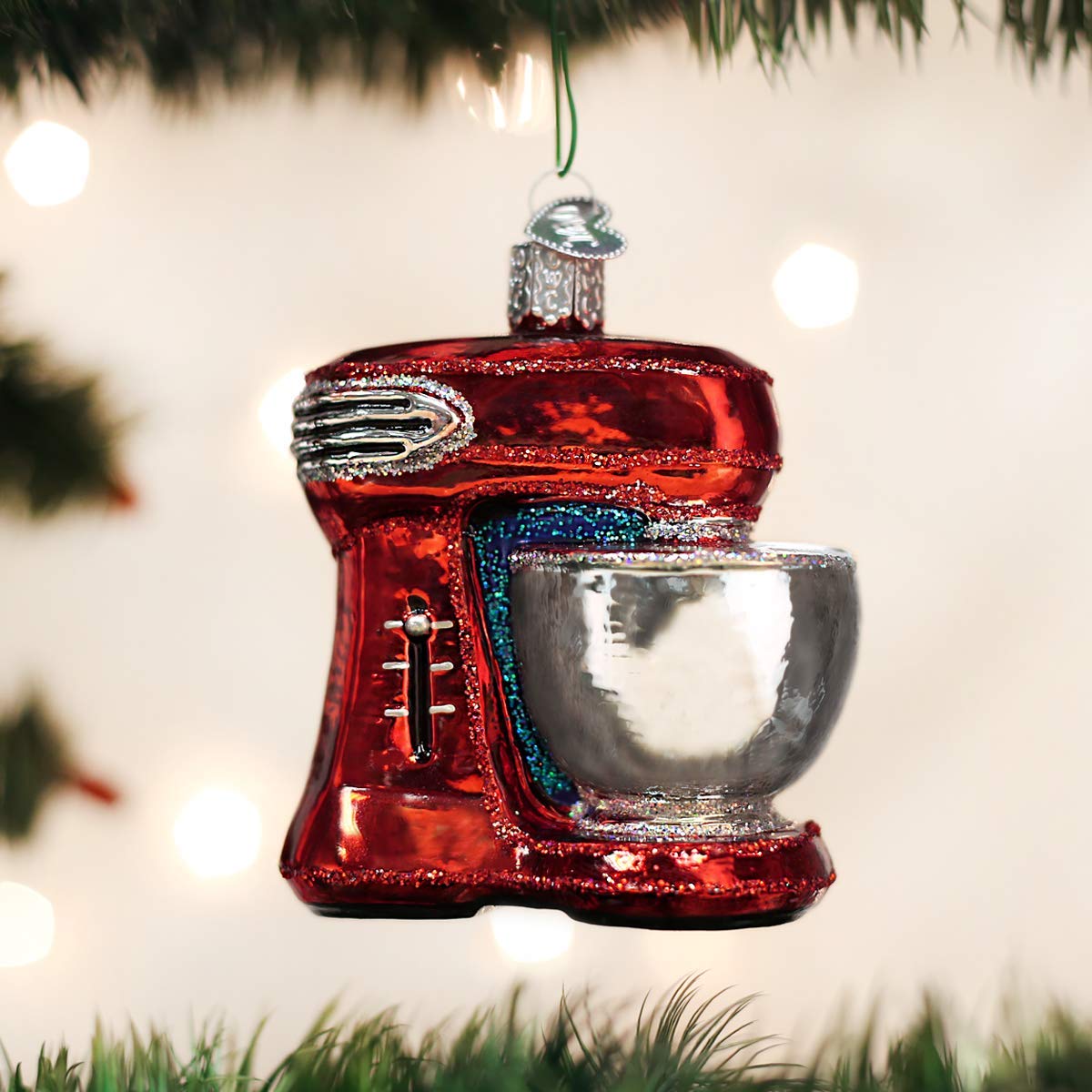 Old World Christmas Glass Blown Ornament Mixer (32270)