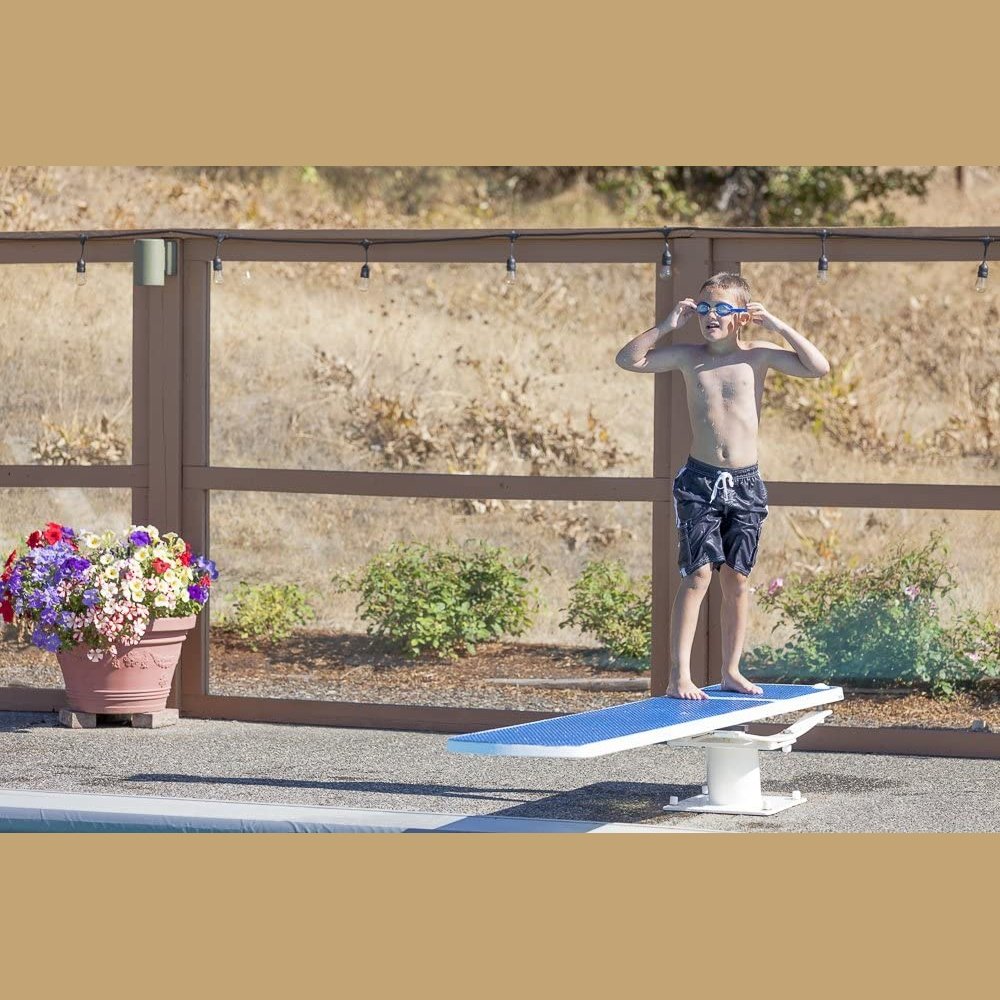 S.R. Smith 66-209-576S2B Diving Board, 6-Foot, Radiant White with Blue TrueTread