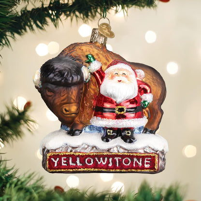 Santa with Bison