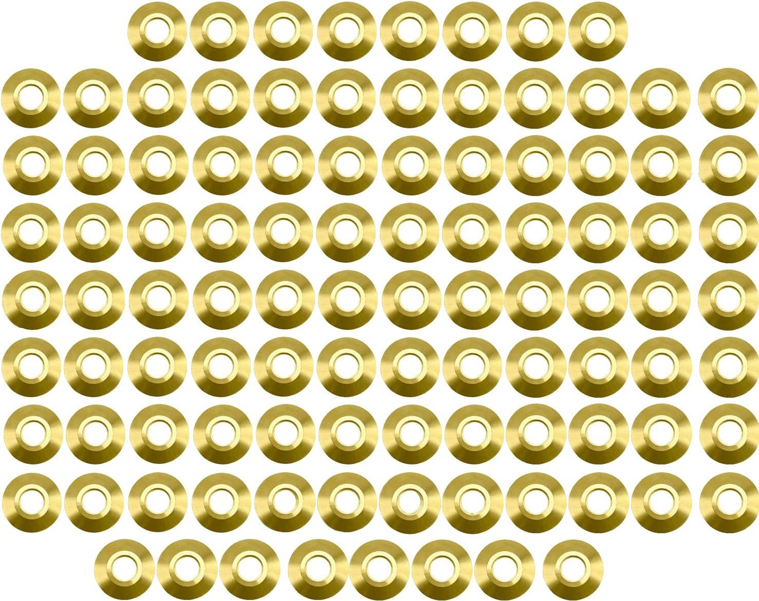 Poolzila Brass Flange Collar for Safety Cover Anchors, 9/16