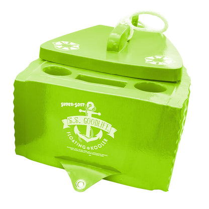 TRC Recreation 8841042 Super Soft Floating Cooler, 23" x 17" x 9.5" - Fierce Green