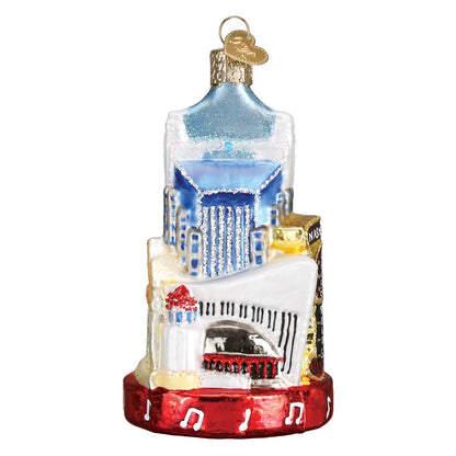 Old World Christmas Cities, Places and Landmarks Glass Blown Ornaments for Christmas Tree Nashville