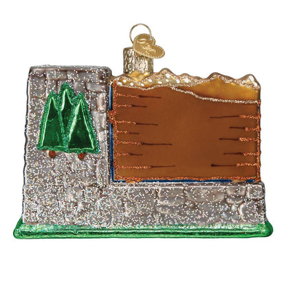 Old World Christmas Ornaments: State Parks Glass Blown Ornaments for Christmas Tree, Glacier National