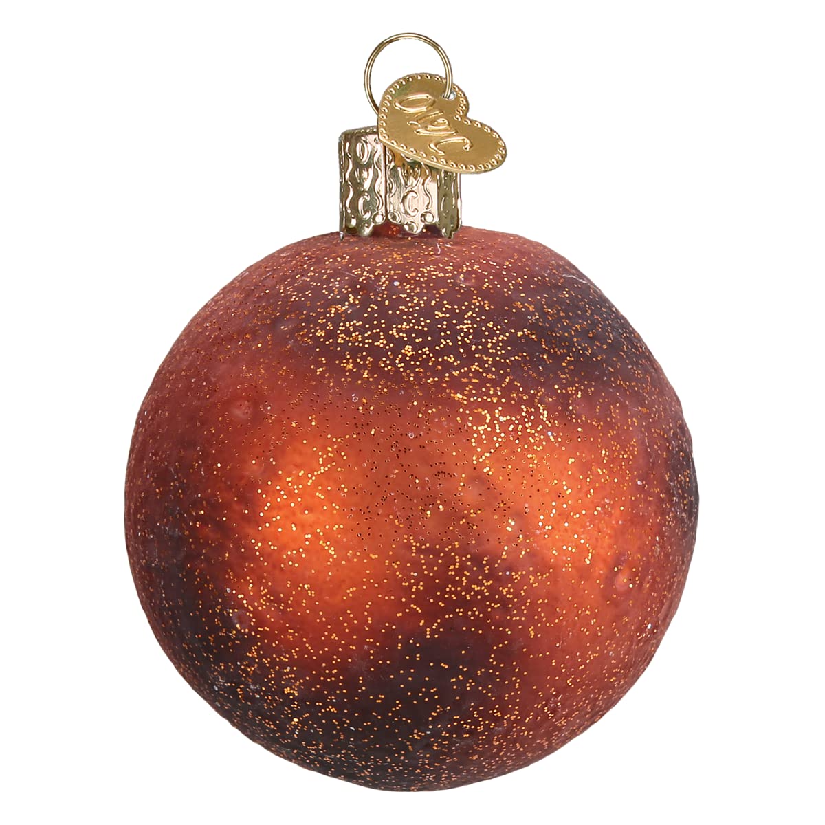 Old World Christmas Mars Glass Blown Ornament for Christmas Tree, Handcrafted Holiday Decoration, Outer Space Collection