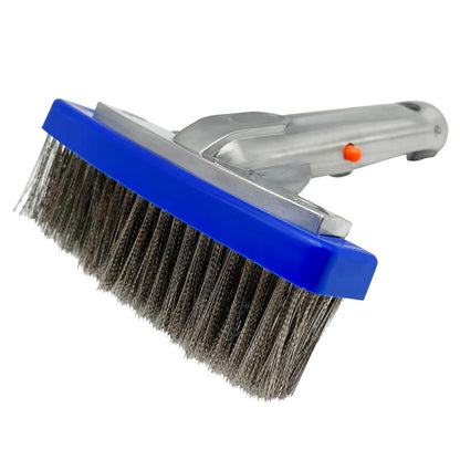 Poolzilla Hard Bristle Brush for Gunite and Concrete Pools, Not for Vinyl Use, Clean Walls and Tiles