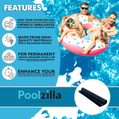 Poolzilla 6" Pool Cover Clips - Durable Wind Guard Clips, Come in (30 Pack, 48 Pack)
