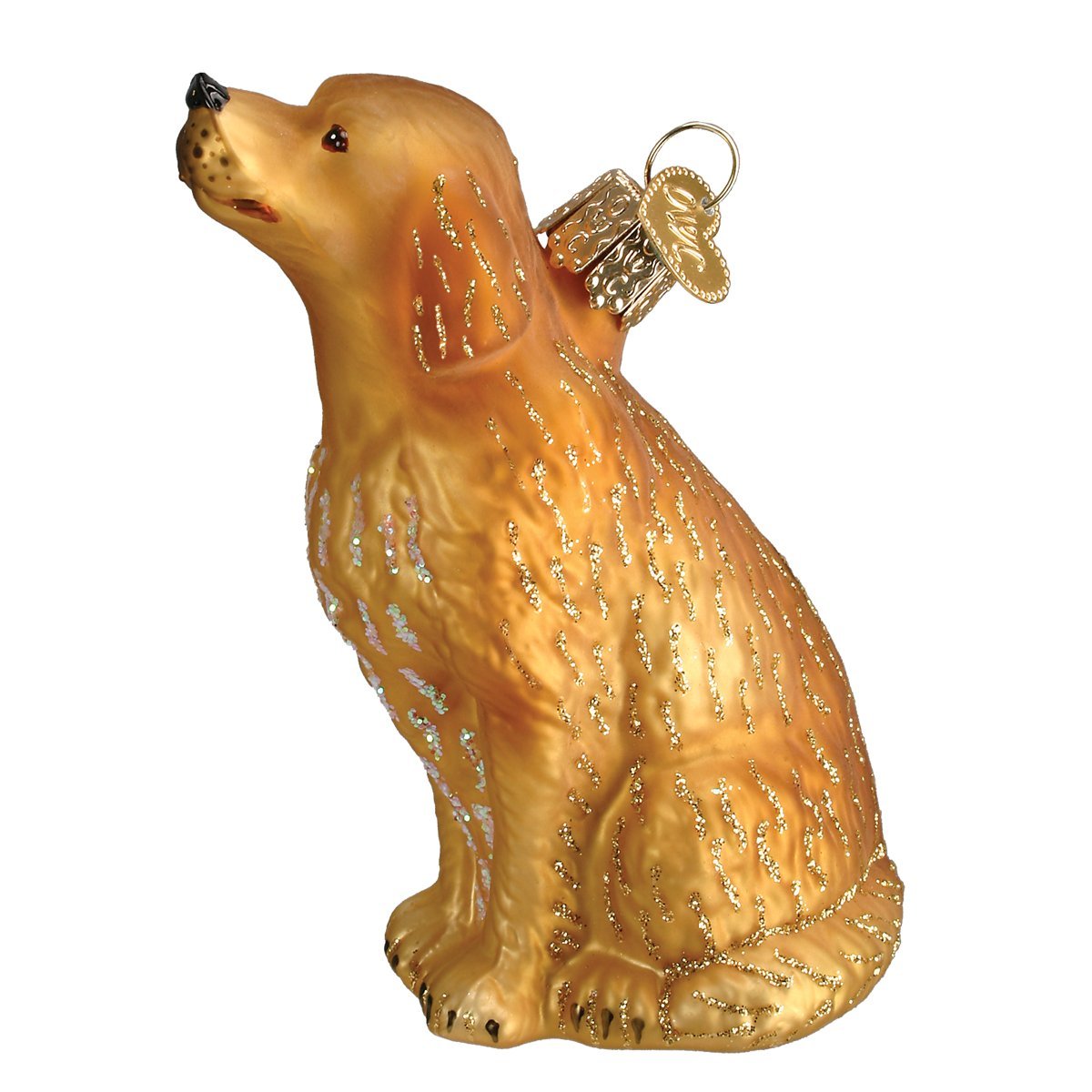 Old World Christmas Border Collie Glass Blown Ornament for Christmas Tree, Handcrafted Holiday Decoration, Dog Collection