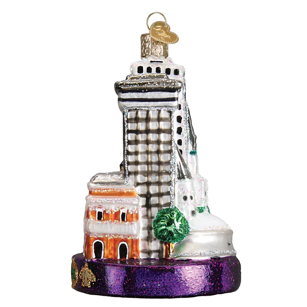 Old World Christmas Glass Blown Ornament New Orleans (20089)