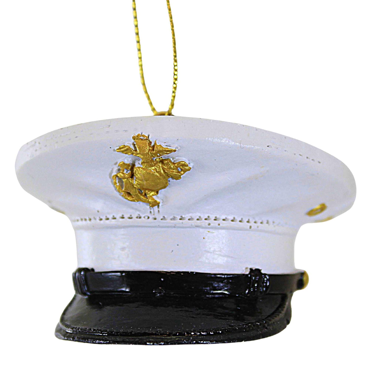 Kurt Adler Resin Ornament for Christmas Tree, U.S. Marine Corps Dress Uniform Hat