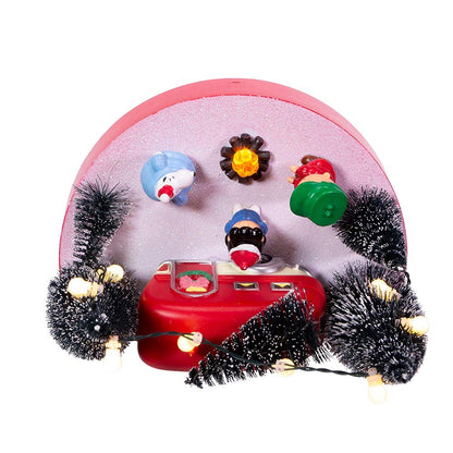 Peanuts Kurt Adler 7-Inch Battery-Operated Musical Camper Scene Table Piece (PN5201)