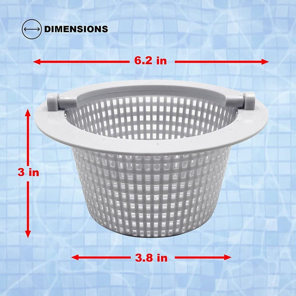 Poolzilla Premium Skimmer Basket Comapitble with SP1091WM & Pentair HydroSkim 51330, Made with ABS Plastic, Measures 6.25