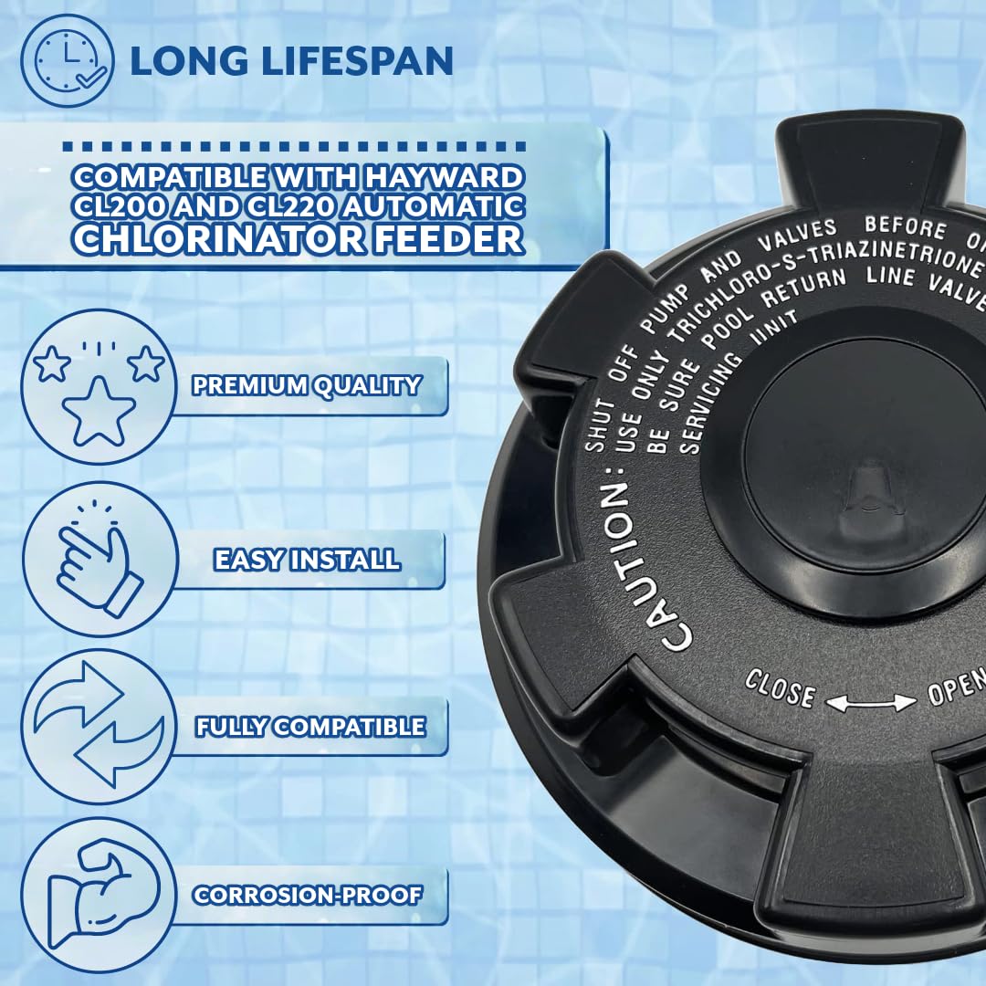 Poolzilla Chlorinator Replacement Lid Cover, Compatible with Hayward CLX200CA, CL200, CL220