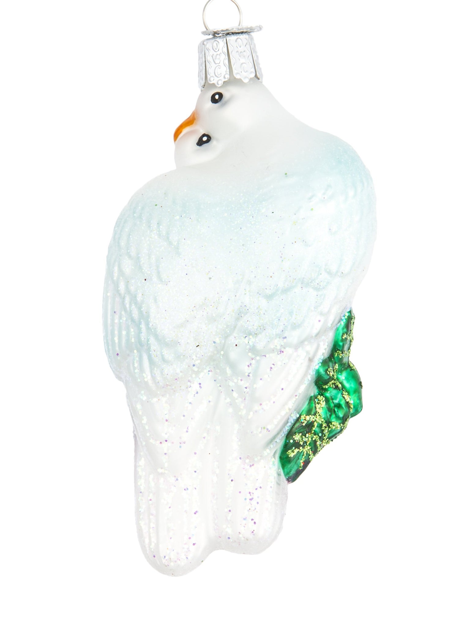 Old World Christmas Love Birds Glass Blown Ornament for Christmas Tree, Handcrafted Holiday Decoration, Bird Watcher Collection