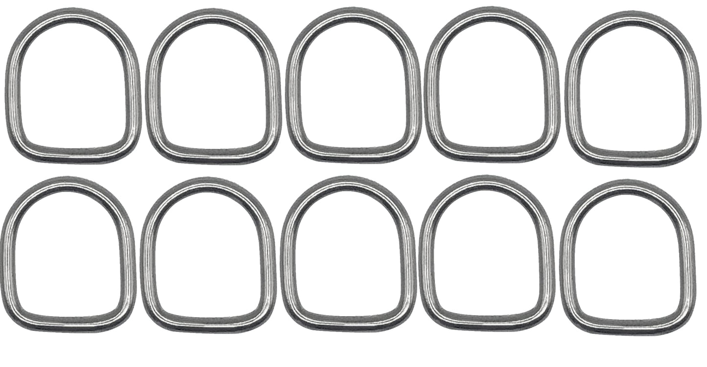 Poolzilla Stainless Steel D-Ring for Pool Safety Cover, Multi-Packs Available