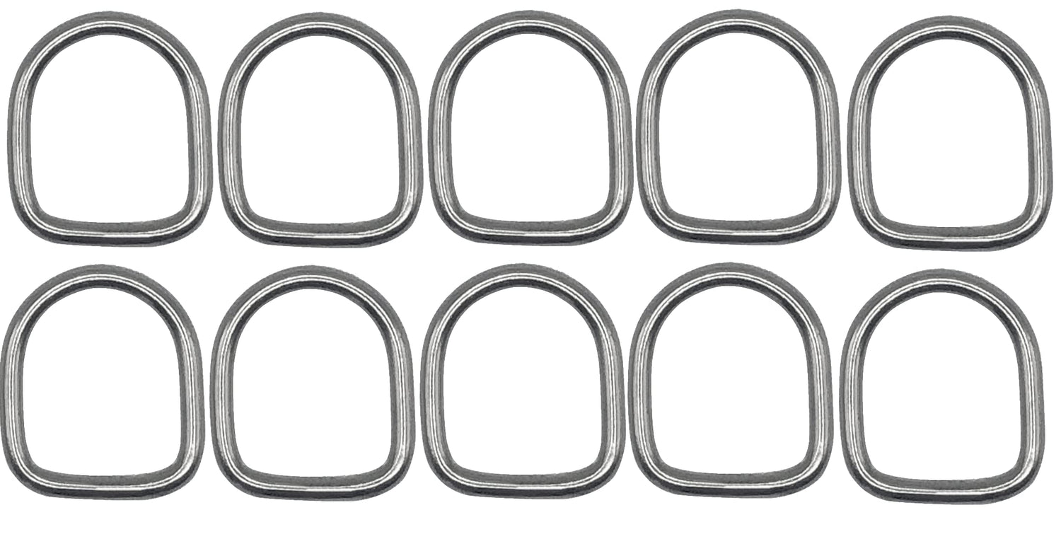 Poolzilla Stainless Steel D-Ring for Pool Safety Cover, Multi-Packs Available