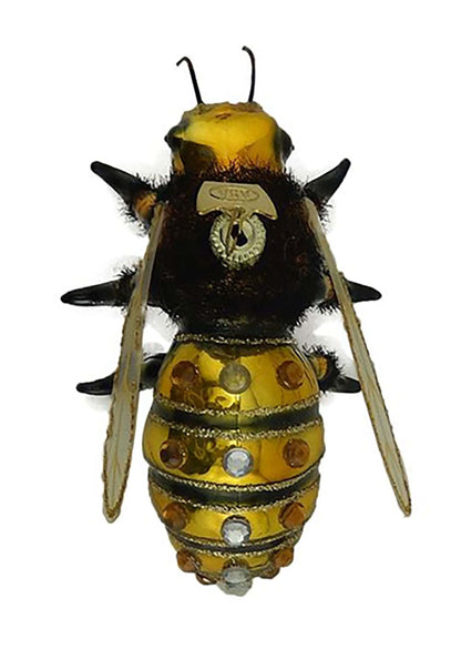 Noble Gems Honey Bee Glass Ornament NB1455 New