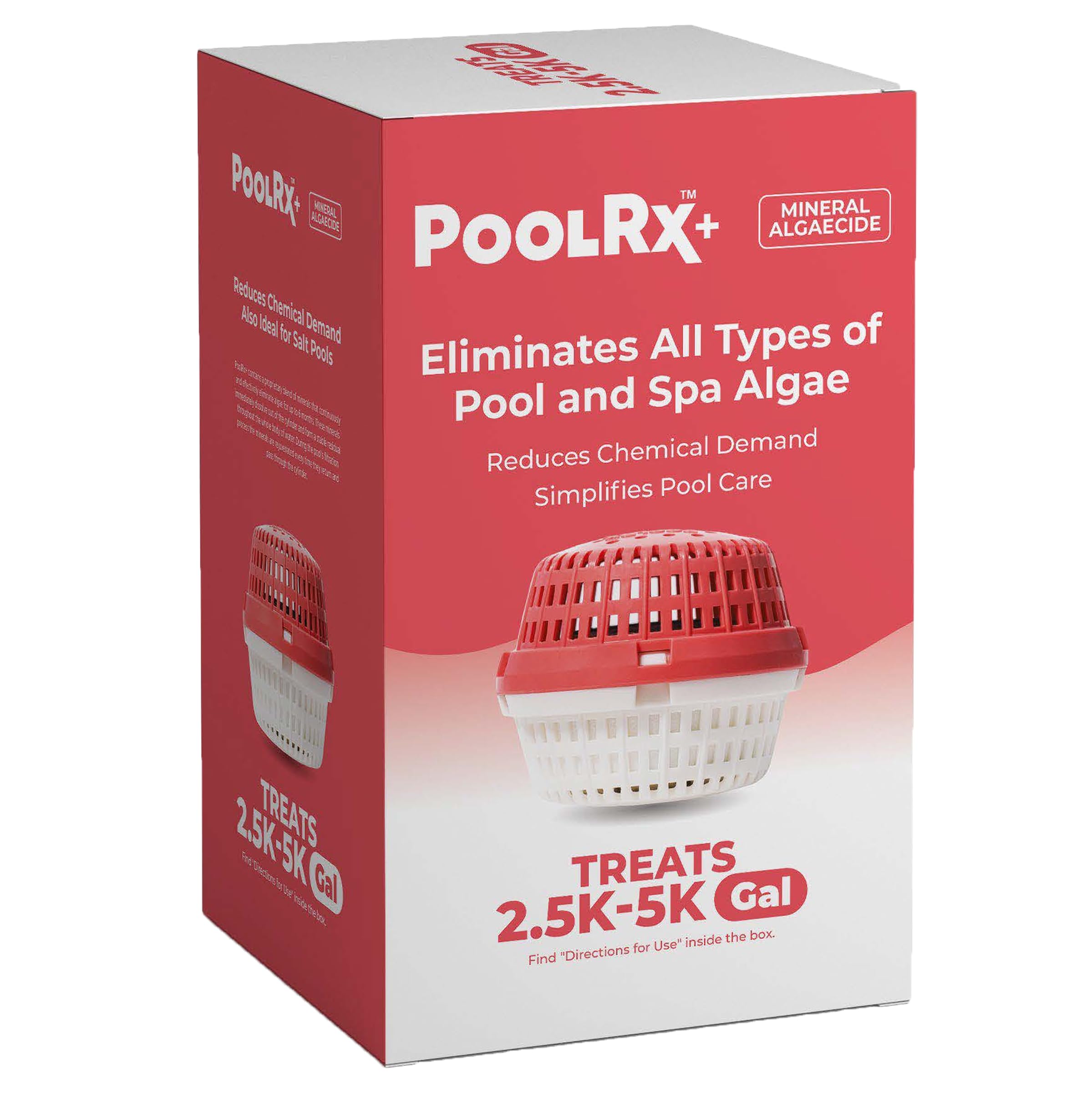 PoolRx | Red & White Unit | 2.5k-5k Gallons – Poolzilla
