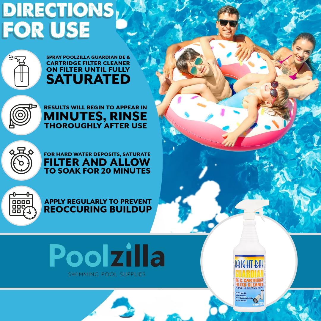 Poolzilla Guardian Filter Cleaner (32oz)