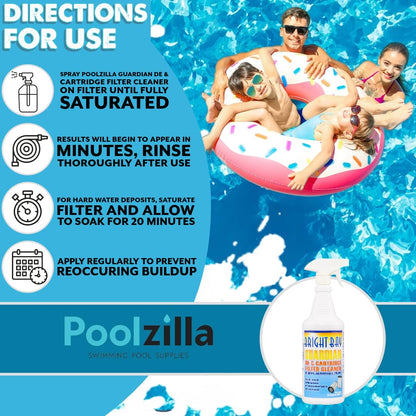 Poolzilla Guardian Filter Cleaner (32oz)