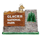 Old World Christmas Ornaments: State Parks Glass Blown Ornaments for Christmas Tree, Glacier National