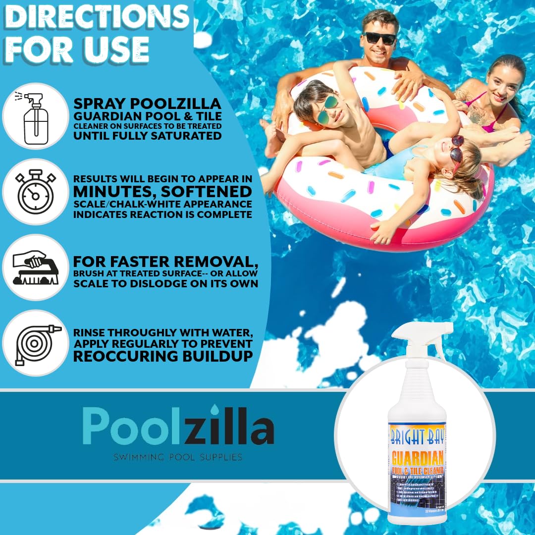 Poolzilla Guardian Pool and Tile Cleaner (32oz)