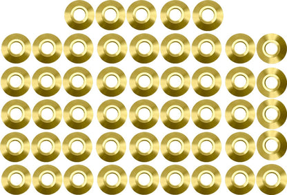 Poolzila Brass Flange Collar for Safety Cover Anchors, 9/16" Diameter