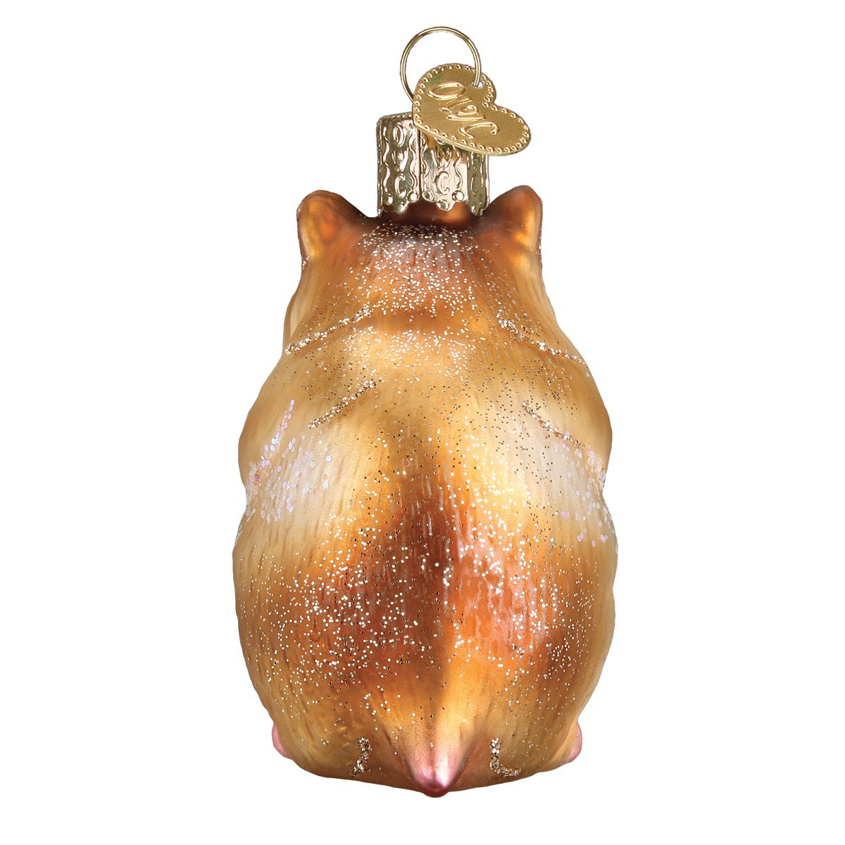 Old World Christmas Animal Collection Glass Blown Ornaments for Christmas Tree Hamster