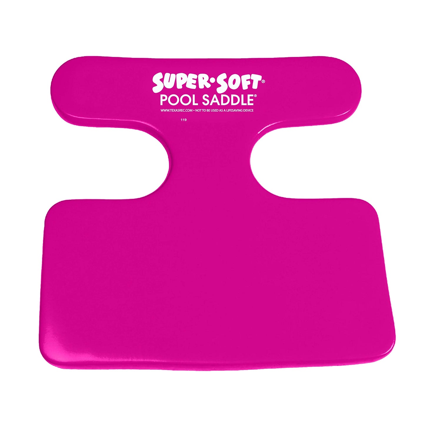TRC Recreation 8590135 Super Soft Pool Saddle, 21" × 21" Wide - Flamingo Pink