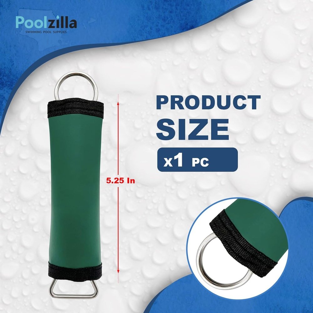 Poolzilla Green Hook & Loop Spring Wrap for Safety Cover Springs