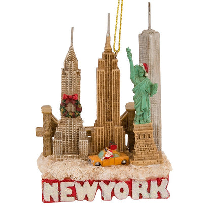 Kurt Adler 3.75 Inches Tall City Travel New York City Ornament