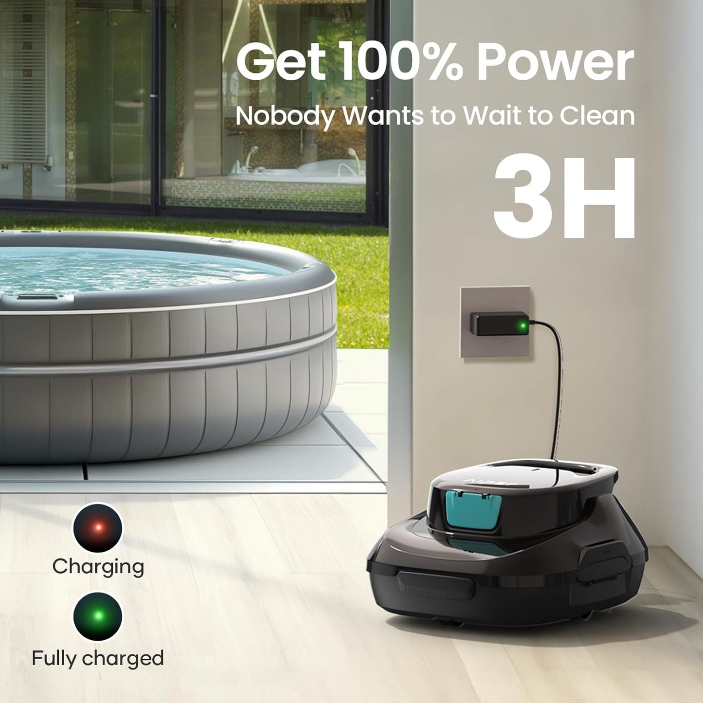 Aiper Scuba SE Cordless Robotic Above Ground Pool Cleaner