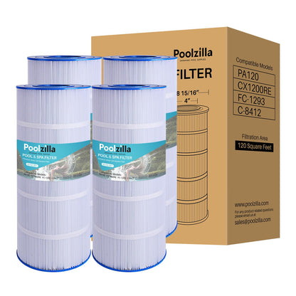 Pool Filter Cartridge for C1200 - Replaces Pleatco PA120, Hayward CX1200-RE
