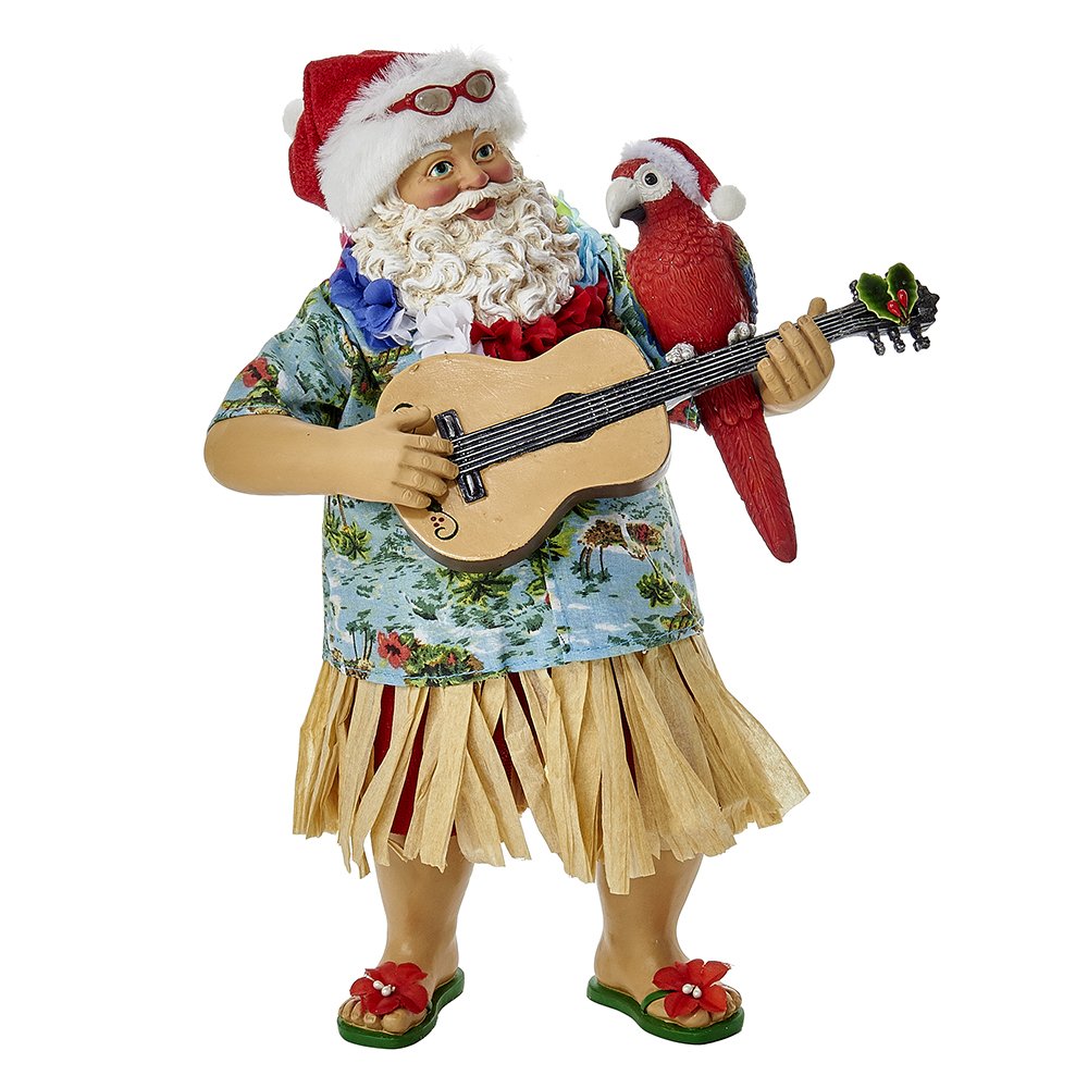 Kurt Adler 11" Fabriche' Beach Santa