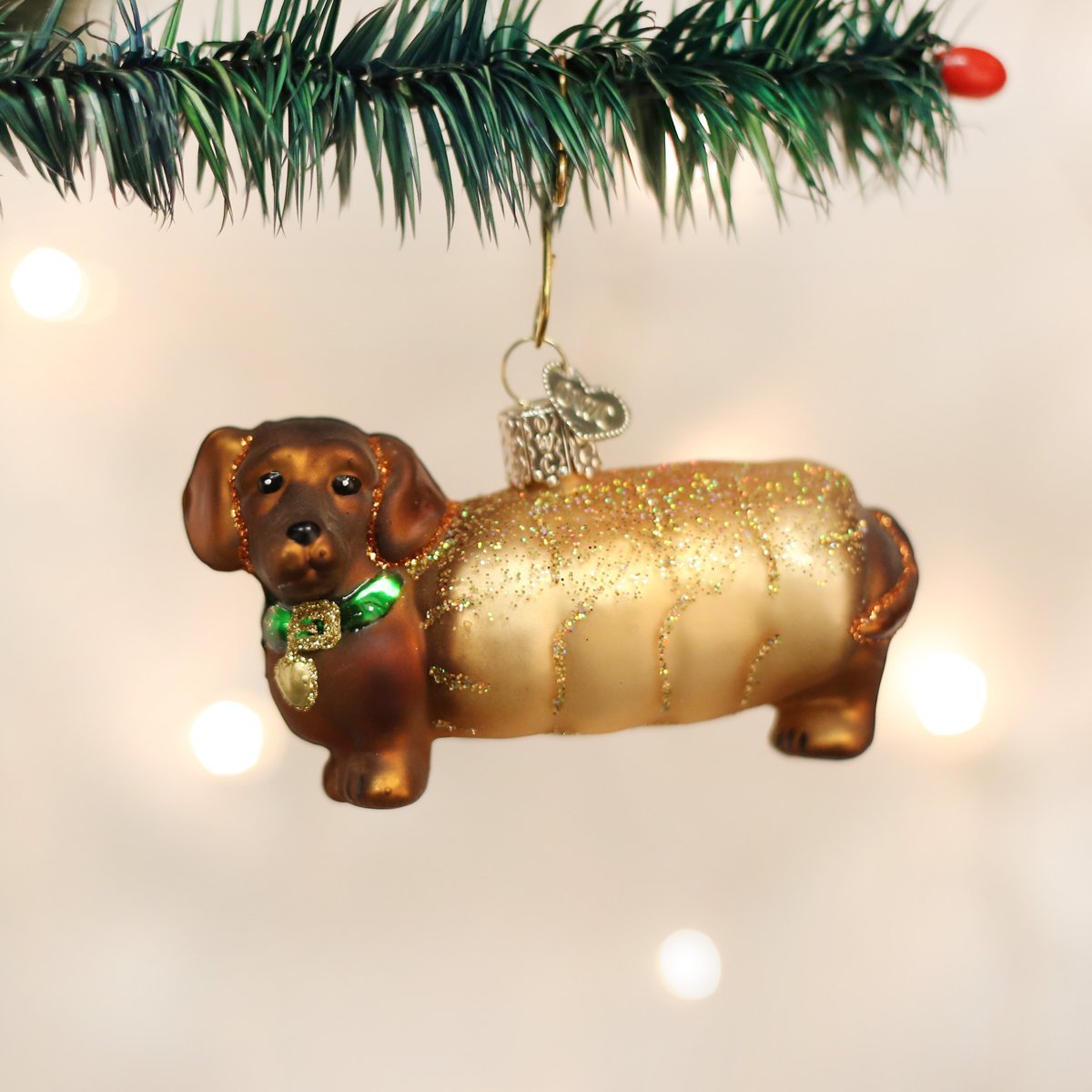 Old World Christmas Westie Glass Blown Ornament for Christmas Tree, Handcrafted Holiday Decoration, Dog Collection
