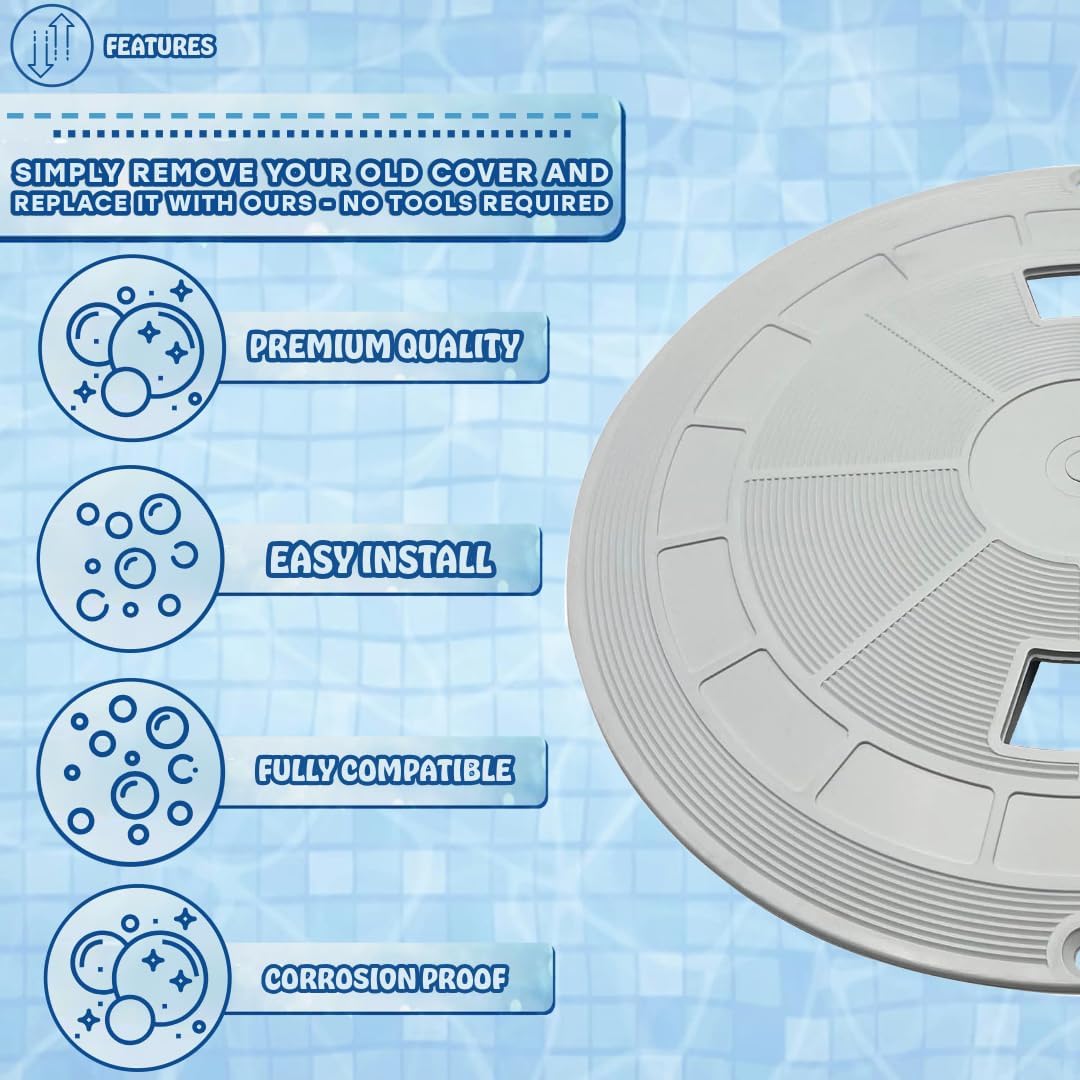 Poolzilla 9-3/4'' Skimmer Lid, Compatible with Hayward SPX1070C, SP1070, SP1071, and SP10712S