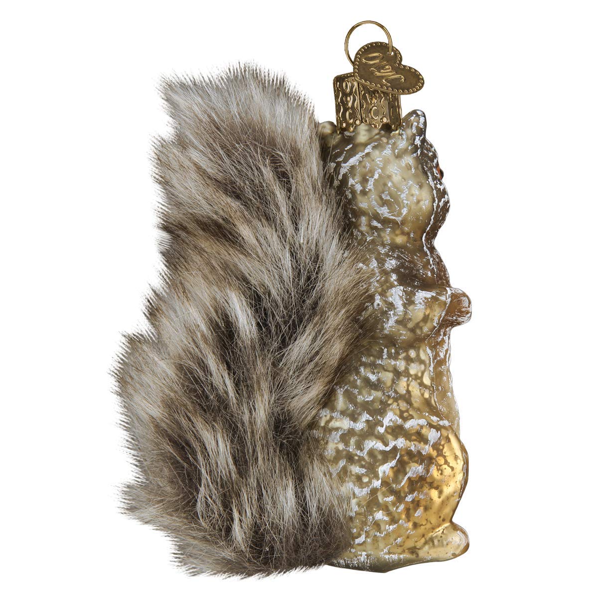 Old World Christmas Vintage Squirrel Glass Blown Ornament for Christmas Tree, Handcrafted Holiday Decoration, Vintage Animal Collection
