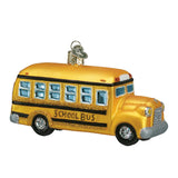 Old World Christmas Ornaments: School Bus Glass Blown Ornaments for Christmas Tree (46007) 2 x 4.25