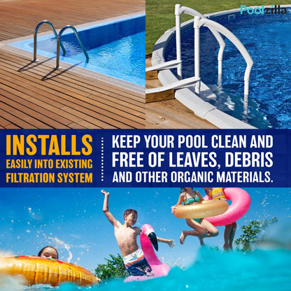 Poolzilla Wide-Mouth Complete Thru-Wall Skimmer Kit | Above-Ground