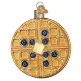 Old World Christmas Waffle Blown Glass 2020 Unique Christmas Ornaments for Christmas Tree Decorations