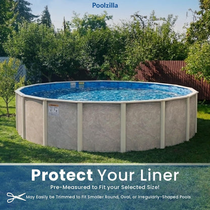 Poolzilla Rock Blocker Round Liner Pad For Aboveground Pools (Color Varies)