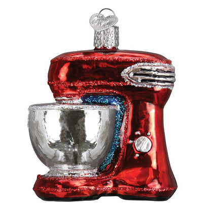 Old World Christmas Glass Blown Ornament Mixer (32270)