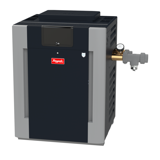 Raypak B-R336A-EN-C ASME Digital ASME Natural Gas Heater | 333K BTU | 017373