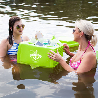 TRC Recreation 8841042 Super Soft Floating Cooler, 23" x 17" x 9.5" - Fierce Green