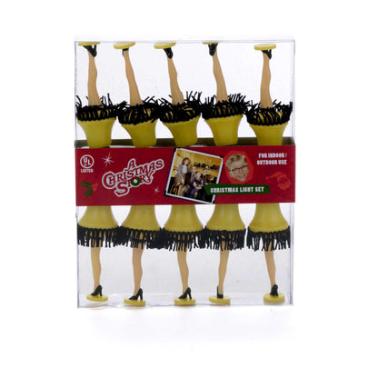A Christmas Story Kurt Adler UL 10-Lights Leg Lamp Light Set (CS9141)