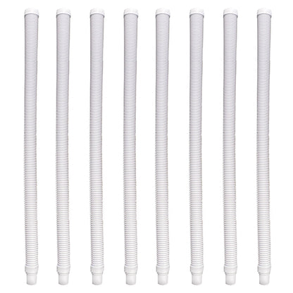 Poolzilla (8 Pack) 3’ FT Vacuum Cleaner Extension Hoses - 1.5’’ Replacement Premium Pool Vac Hoses