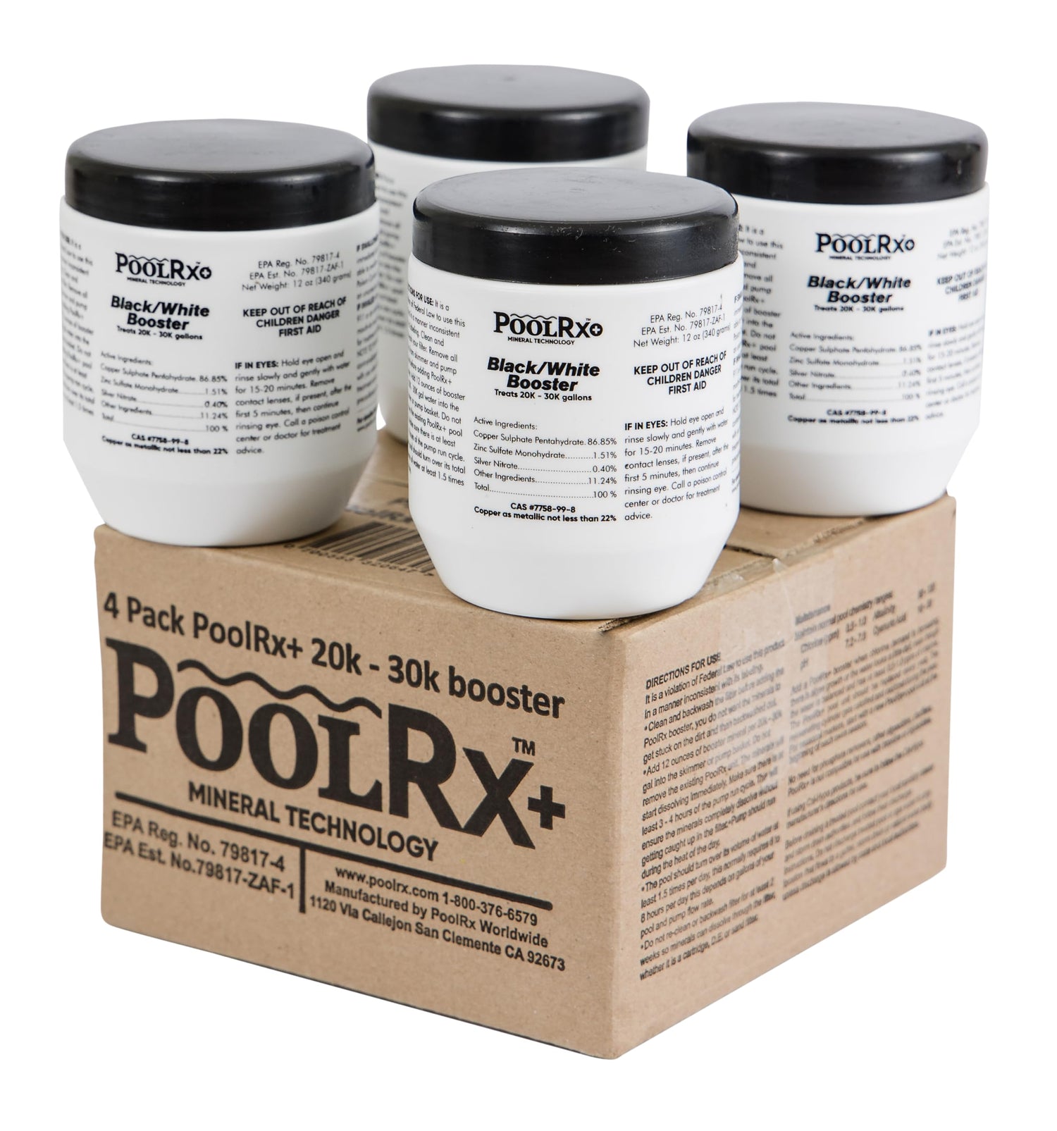 PoolRx | Booster Black | 20k-30k Gallons